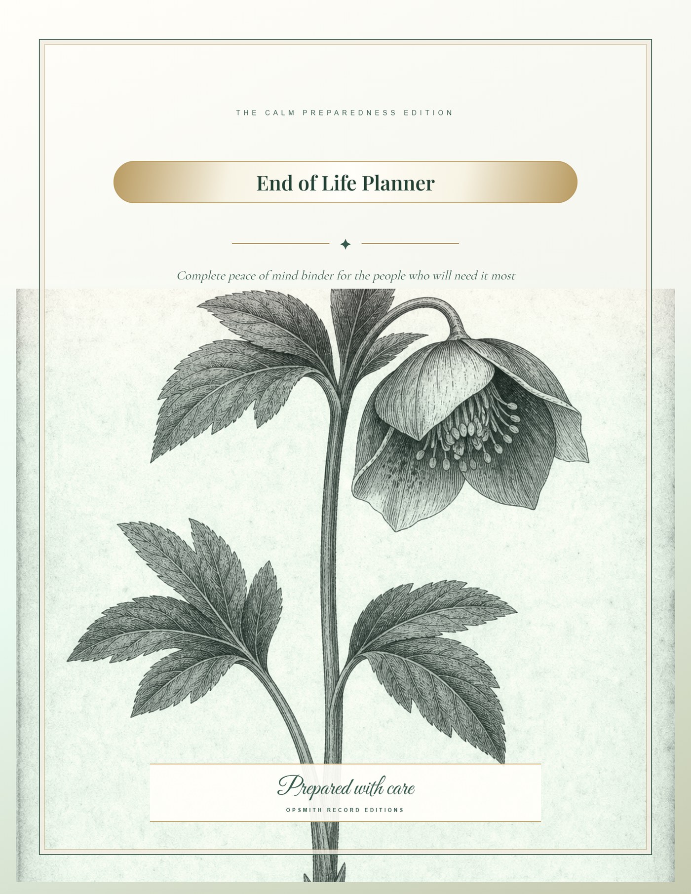 End of Life Planner cover